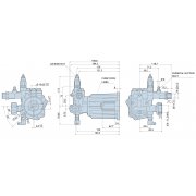 RMV2G23D Annovi Reverberi 3/4" Hollow Shaft Pressure Washer Pump - 160 Bar / 2300 Psi - 3400rpm - 7.6lpm